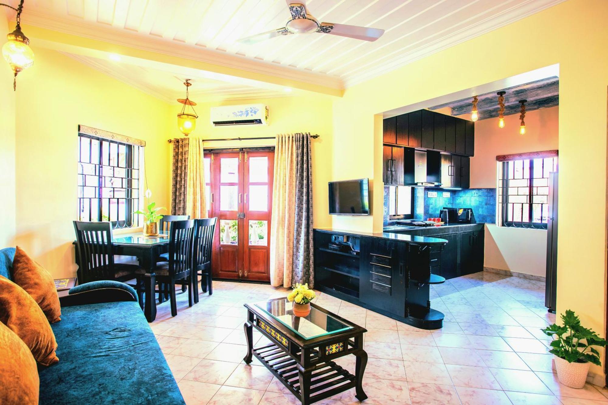 'Golden Sea Pearl' 1 Bhk Beach Apartment Benaulim Luaran gambar